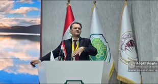 تدريسي من كلية اللغات يشارك في مؤتمر دولي لتحقيق التنمية المستدامة